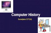 Computer History Suranjana G7Y(A). Introduction Many people didn’t actually know how computers were created. These computers were actually created with.