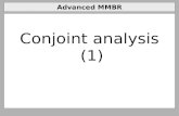 Advanced MMBR Conjoint analysis (1). Advanced Methods and Models in Behavioral Research Conjoint analysis -> Multi-level models You have to understand: