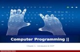 Mahmoud Rafeek Alfarra Computer Programming || Chapter 1: Introduction & OOP.
