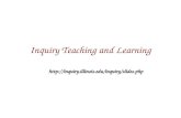 Inquiry Teaching and Learning .