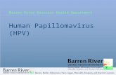 B arren River District Health Department Human Papillomavirus (HPV)