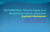 Bankole Olubamise Chair, I4J Committee, Nigeria Internet Group bolubamise@yahoo.com.