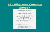 #5 - What was Common Sense?. Ethan Allen & the Green Mountain Boys