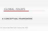 GLOBAL ISSUES A CONCEPTUAL FRAMEWORK Dr. Francis Adu-Febiri & Dr. Francis Yee, 2013 Do you see borders?