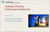 Carnegie Mellon Software Engineering Institute © 2006 by Carnegie Mellon University Software Process Performance Measures James Over Software Engineering.