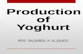 MISS: SALSABEEL H. AL JOUJOU. Objectives-: Be able to produce of yoghurt using Lactobacillus delbrueckii and Streptococcus thermophilus.