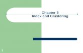 1 Chapter 5 Index and Clustering. 2 Overview of Indexes and Clustering B-tree indexes Bitmap indexes (and bitmap join indexes) Index-organized tables.