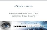 Private Cloud Stack Deep Dive Enterprise Cloud Summit.