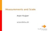 Measurements and Scale Arjan Kuijper arjan@itu.dk