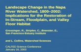 Landscape Change in the Napa River Watershed, 1800–2002: Implications for the Restoration of In-Stream, Floodplain, and Valley Floor Habitat Grossinger,