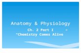 Anatomy & Physiology Ch. 2 Part I “Chemistry Comes Alive”