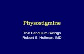 Physostigmine The Pendulum Swings Robert S. Hoffman, MD.