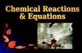 Chemical Reactions Chemical rxns occur when atoms are: Separate d As reactants turn into products, what happens to bon holding atoms together ? Old Bon.