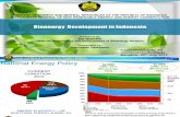 Bioenergy Development in Indonesia