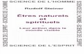 Steiner Rudolf - Etres Naturels Et Spirituels Leur Action Dans Le Monde Visible