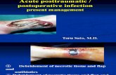 Acute post traumatic & postoperative infection_present management.ppt