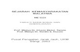 Sejarah Kemasyarakatan Malaysia.DOC