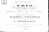 Dickhut - [Op006] Trio I [Trio] Flt Vla Guitar