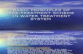 Basic Principles of Pre-treatment Scheme in Water Treatment System