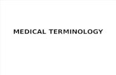 {Ppt} - Medical Terminology