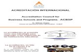 Presentación Institucional ACBSP v1