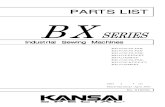 Partsbook Kansai BX1425