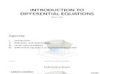 Unit i Introduction to Differential Equations