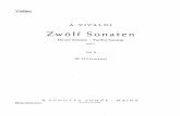Vivaldi 12 Sonatas Op.2 Vl Po Vol.2 Violin