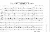 All You Need is Love_SATB