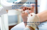 Need Of Podiatrist Foot Doctor