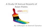A Study of Annual Reports of Asian Paints Bhargav