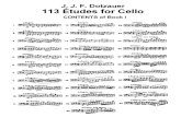 113 Etudes for Cello Vol. 1 Dotzauer