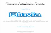Stuvia 82263 Summary Organisation Theory 198759 Stuvia