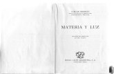 15403 Broglie, Lus de - Materia y Luz. Trad. Xavier Zubiri. Buenos Aires, Espasa-Calpe 1939