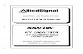 KY196- 197A VHF Manual de Instalacion
