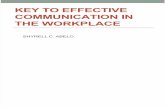 Key to Effective Communication in the Workplace