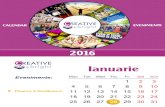 Calendar Evenimente Creative Bright 2016
