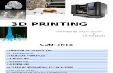 Ppt on 3d Printing