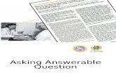 MKDU EBM July 2015-Dr. Anang-Asking Answerable Question