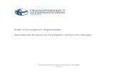 Anti-Corruption Agencies: International Experience and Reform Options for Georgian Agencies
