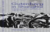(Contemporary Chinese Studies) Christopher a. Reed-Gutenberg in Shanghai_ Chinese Print Capitalism, 1876-1937-Univ of British Columbia Pr (2004) (1)