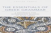 The Essentials of Greek Grammar - A Reference for Intermediate Readers of Attic Greek