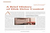 Brief History of Disk Drive Control