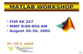 MATLAB Workshop Lecture 2