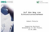 IWI-HSG Auf dem Weg zum Echtzeitunternehmen Hubert Österle Symposium Business Networking in der Praxis, 12.03.2003.