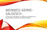 WEINWEG SIERRE- SALGESCH Zu Fuss durch die Reben von Sierre nach Salgesch mit verschiedenen Stationen (Smartphone-App)