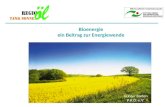 Bioenergie ein Beitrag zur Energiewende Günter Barten P.R.O. e.V.
