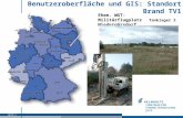 SEITE 1 Benutzeroberfläche und GIS: Standort Brand TV1 Ehem. WGT-Militärflugplatz Niedergörsdorf Tanklager 2