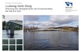 Ludwig-Volk-Steg Planung der Hängebrücke als Ersatzneubau bei Ma-km 244.