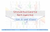 © 01/2002-Georg N. Strauss NetzwerktechnikHTL Jenbach-IT-Kolleg Strukturierte Netzwerke Cat.5 und Class D.